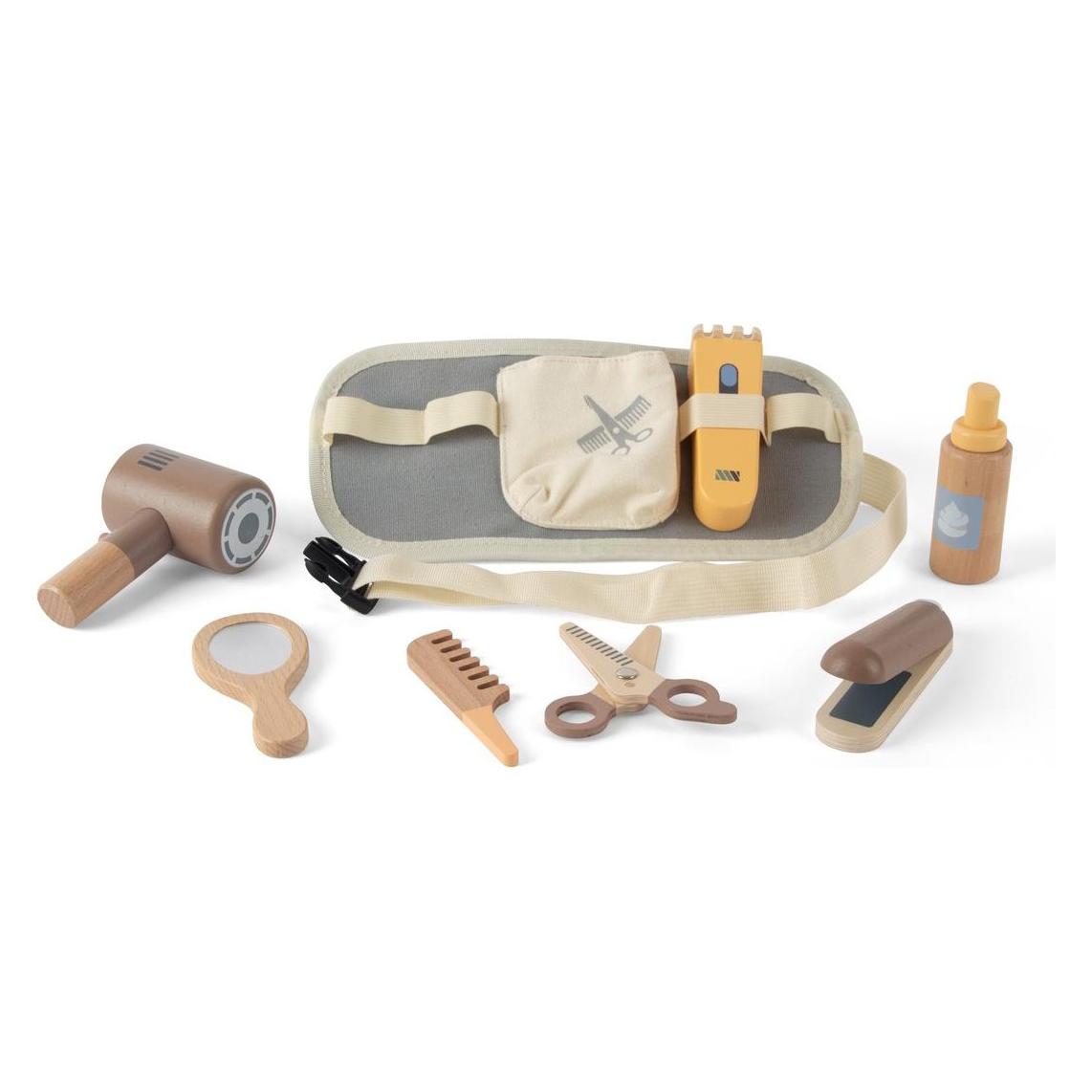 dantoy - Barber play set in wood, 8 pcs. (5711) (5711)