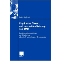 Psychische Distanz und grenzüberschreitende Kooperation von KMU, Fachbücher von Radka Hodicová, Radka Holecková