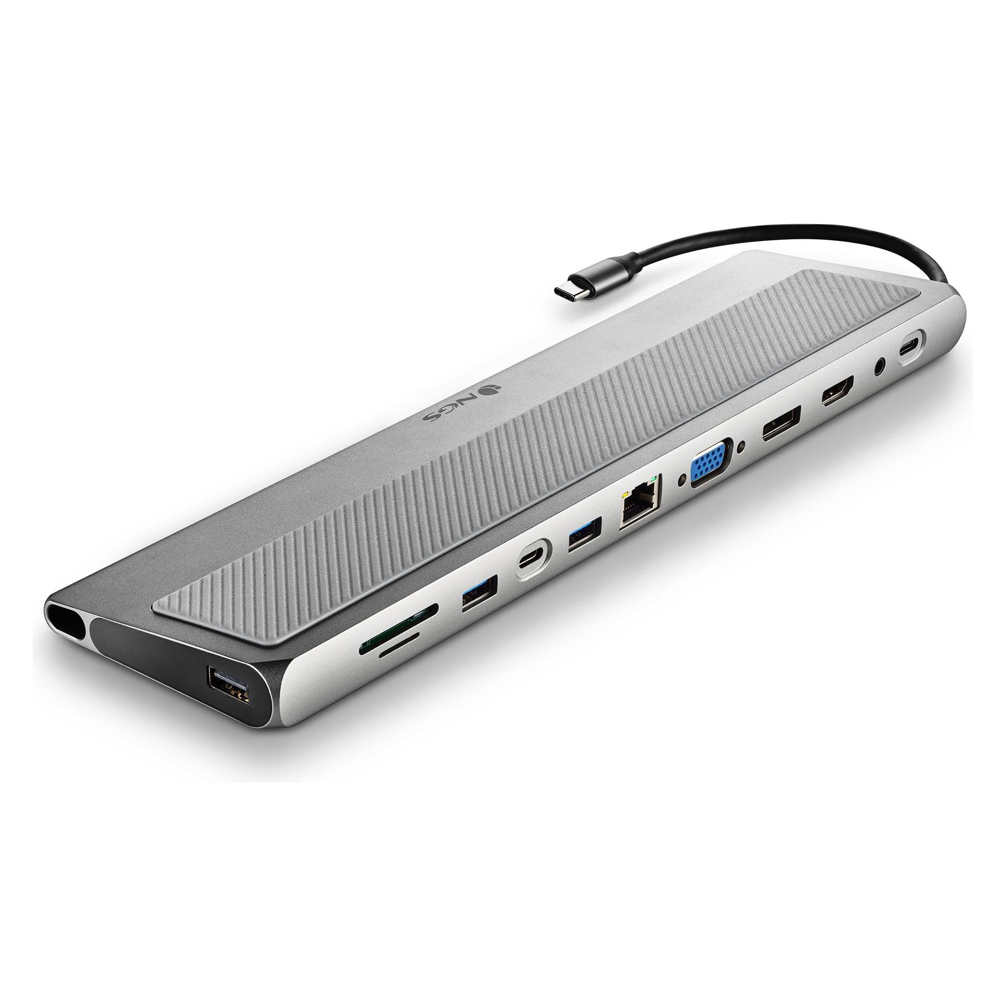 NGS WONDERDOCK 12 PRO USB-C Hub mit 12 Ports (USB-C, 12 Ports) (WONDERDOCK12PRO)