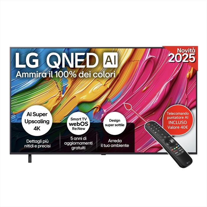 LG Smart Tv Qned Ai Uhd 4k 65" 65qned80a6a-nero