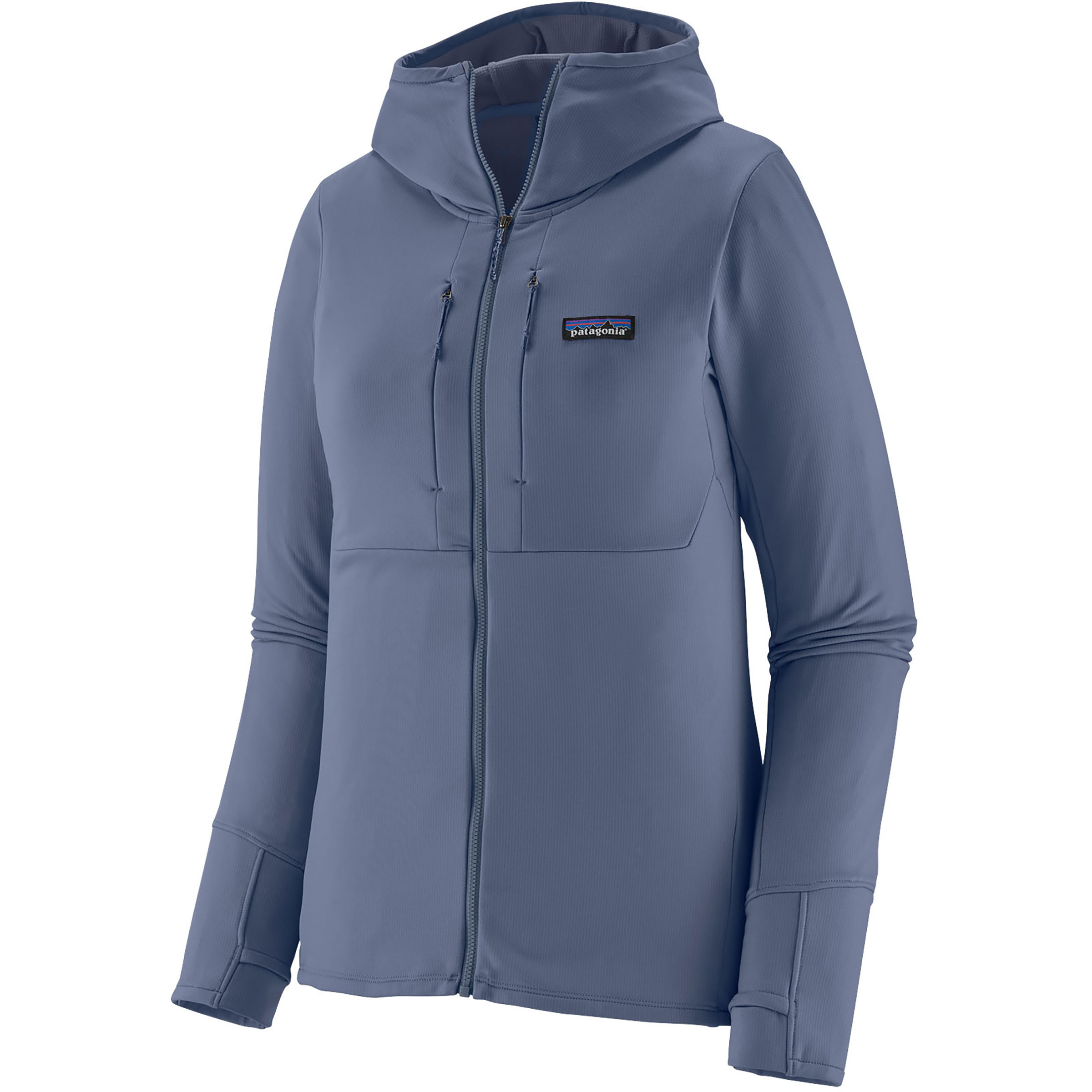 Patagonia R1 Thermal Damen Fleecejacke blau Größe L Trekking Elastisch