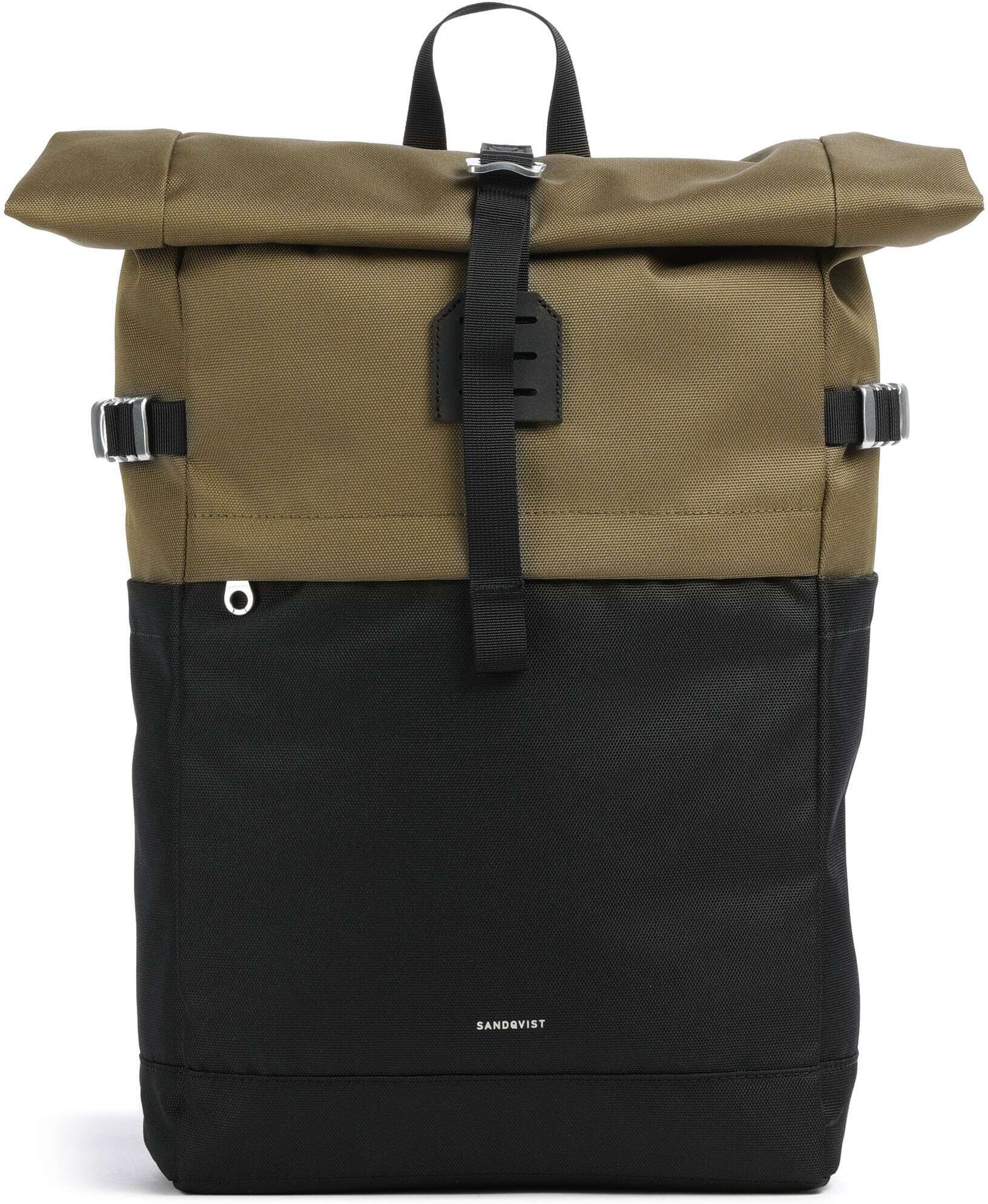 Sandqvist Icon M Rolltop Rucksack, oliv
