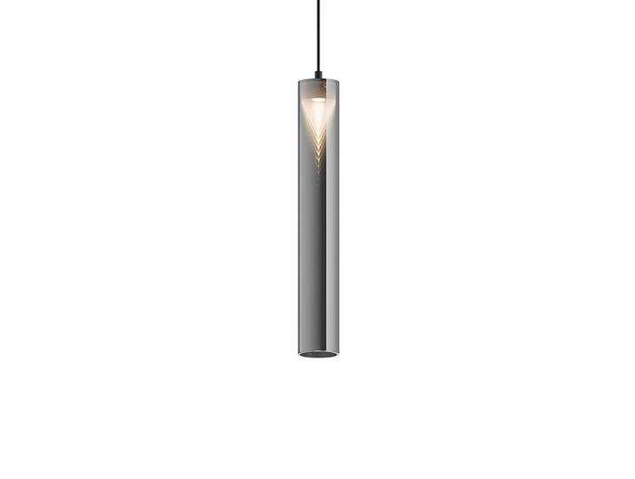 PENTA LIGHT lampe à suspension ICONICA H 40 cm (Chrome miroir, 2700K - Verre)