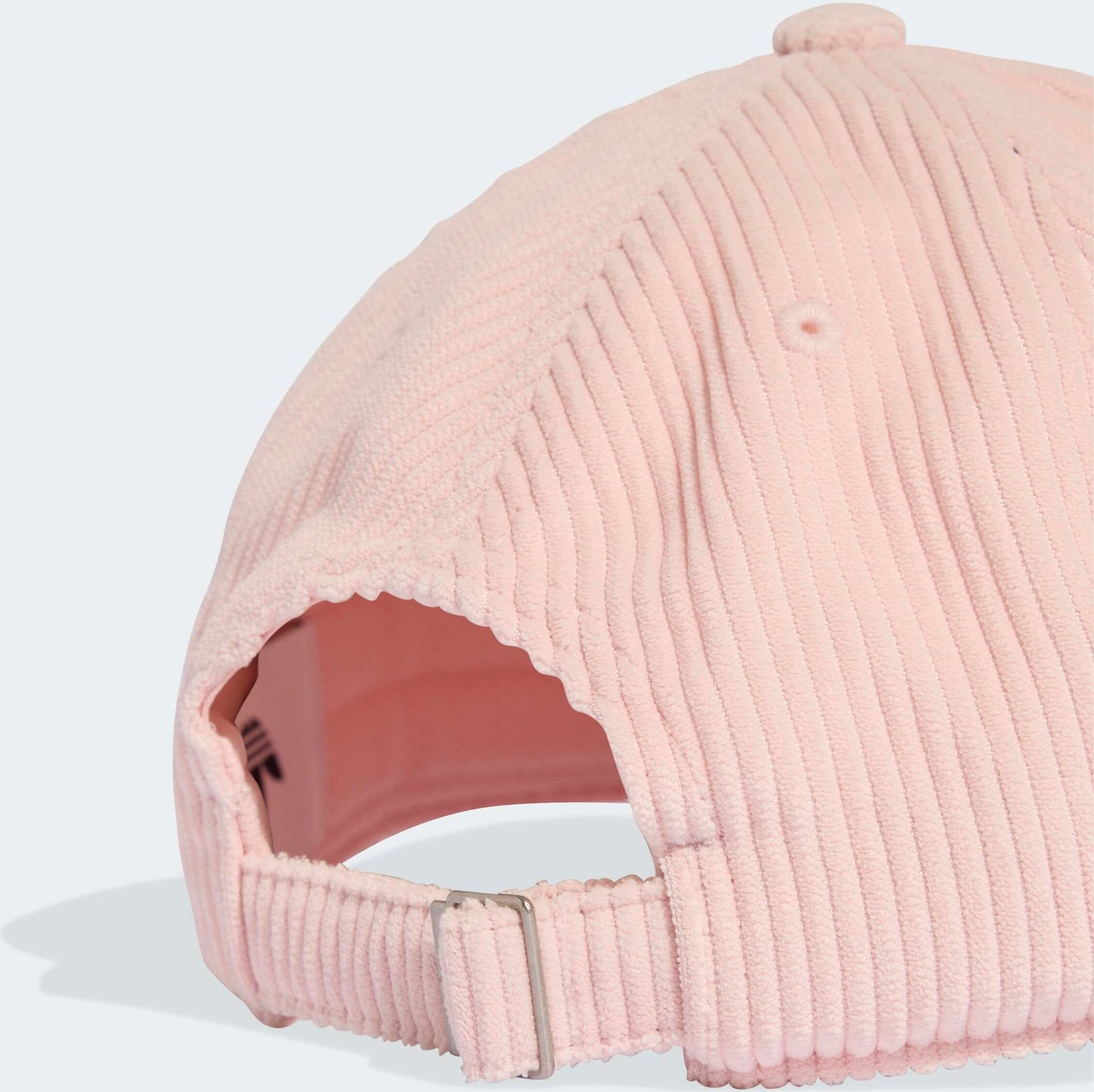 Baseball Cap ADIDAS ORIGINALS "CORDUROY", rosa (sandy pink), Obermaterial: 100% Polyester, Caps Baseball Cap, Baseballcap aus weichem Cord sandy pink Einheitsgröße