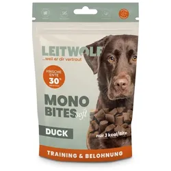 LEITWOLF 150g Mono Bites Hundesnack 1 x 150 Gramm Duck