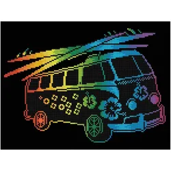 Diamond Dotz Diamond Painting Flower Power Bus