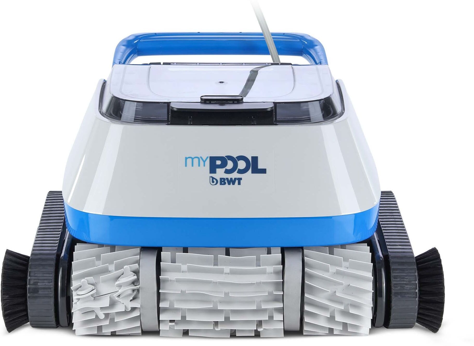 Poolroboter MY POOL BWT "POWER ONE4ALL PREMIUM Nachfolger für POWER 4.0", grau, B:44cm H:42cm L:43,5cm, Gummi, Kunststoff, Poolbodensauger, Poolroboter, Mit Kabel, reinigt Boden, Wand und Wasserlinie
