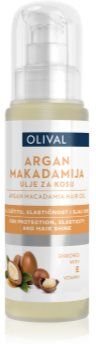 Olival Argan and Macadamia óleo de argão para reforçar e dar brilho ao cabelo 60 ml. Argan and Macadamia