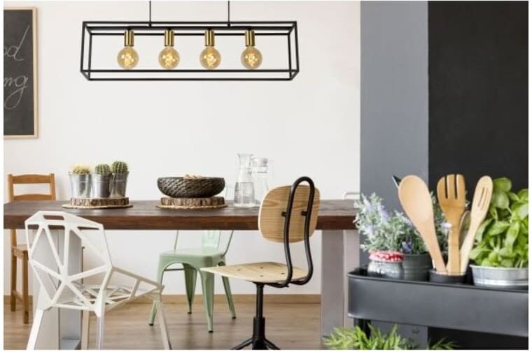 Lucide Suspension intérieure Led 4 points lumineux Multicolore 0x0cm