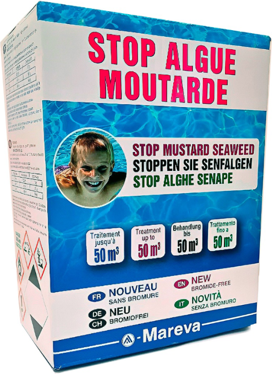 Traitement complet anti-algues Mareva STOP algue moutarde