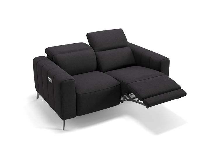 2-Sitzer Couch PALERMO Stoffsofa Elegant