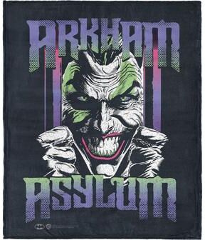 Warner Brothers DC Comics Batman Joker Silk Touch Throw Blanket