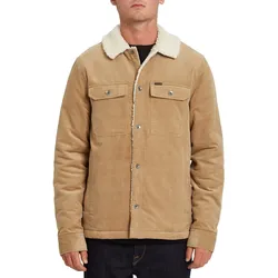 Volcom Herren Jacke Keaton Jacket khaki braun - S - S