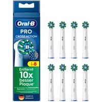 Oral-B Pro Cross Action Aufsteckbürsten 8er-Pack weiß
