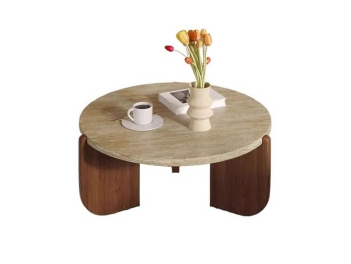 ksjdieunf Couchtisch Teetisch Home Runder Balkon Einfacher Kleiner Beistelltisch Niedriger Tisch Couchtisch Esstisch Tische for Wohnzimmer(60cm)