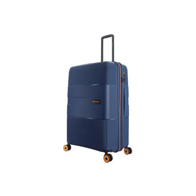 Koffer DISCOVERY "Trails", Gr. B/H/T: 51,5cm x 76,5cm x 31cm, blau, Koffer, aus Polypropylen