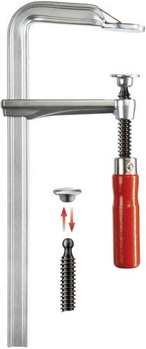Ganzstahlschraubzwinge GZ Spann-W.400mm A.120mm Holzgriff BESSEY