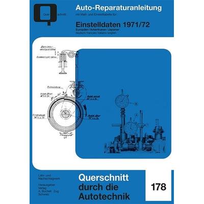 Einstelldaten 1971/72, Taschenbuch von , Bucheli, 978-3-7168-2300-2
