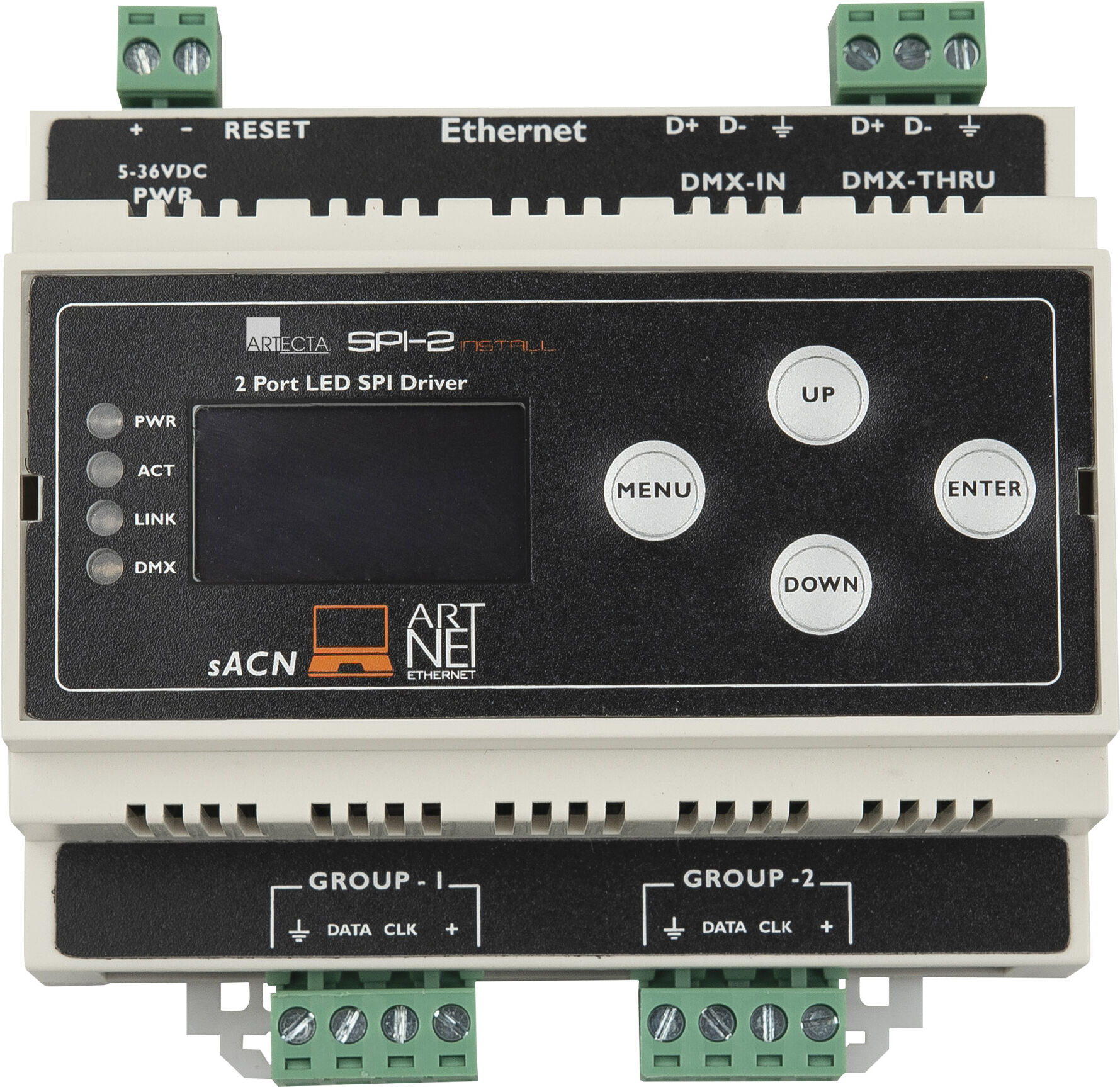Showtec Spi-2 Installation Auf Din-Schiene