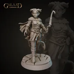 Archer Tiefling Female von Galaad Miniatures aus Tiefling Release - Modular