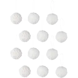 Dekohänger Schneeball Weiß