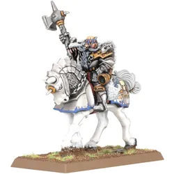 Games Workshop Warhammer ToW - Empire de L'Homme : Grand Maitre des Chevaliers du Loup Blanc (Kunststoff, Metall)