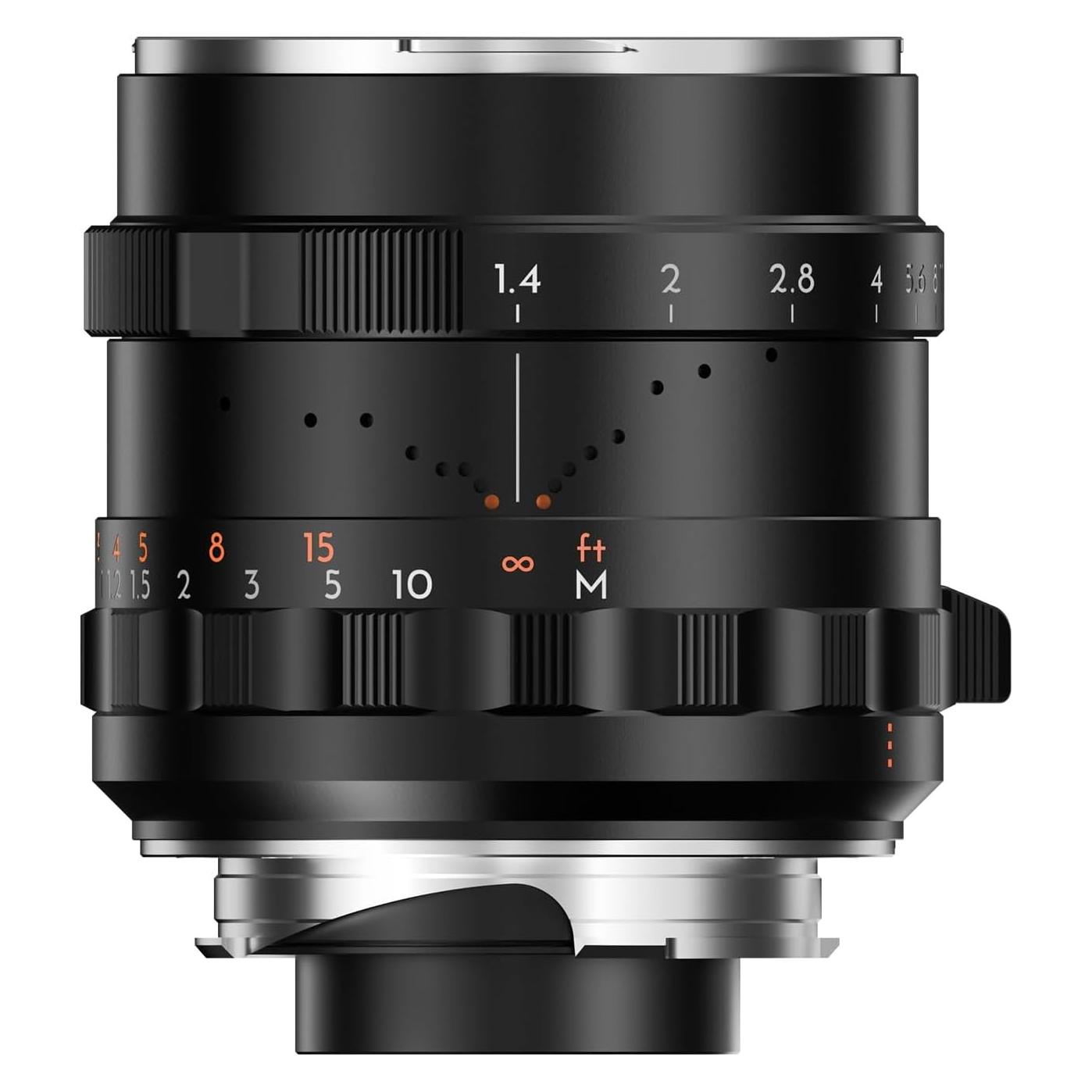 Thypoch Full-frame Photography Lens Simera 28mm f1.4 for Leica M Mount - Focus Tab - Type ii -Black (Leica M, Vollformat) (TP-S28MT-BLK)
