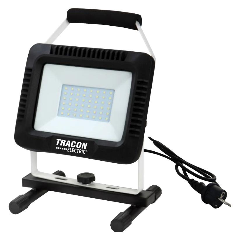 Tracon Tragbare LED Arbeits-Flutlichtstrahler (2400 lm) (TR-RSMDAW30W)