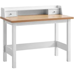 WOHNLING WL7.221 Schreibtisch 106x88x55 cm Weiß MDF