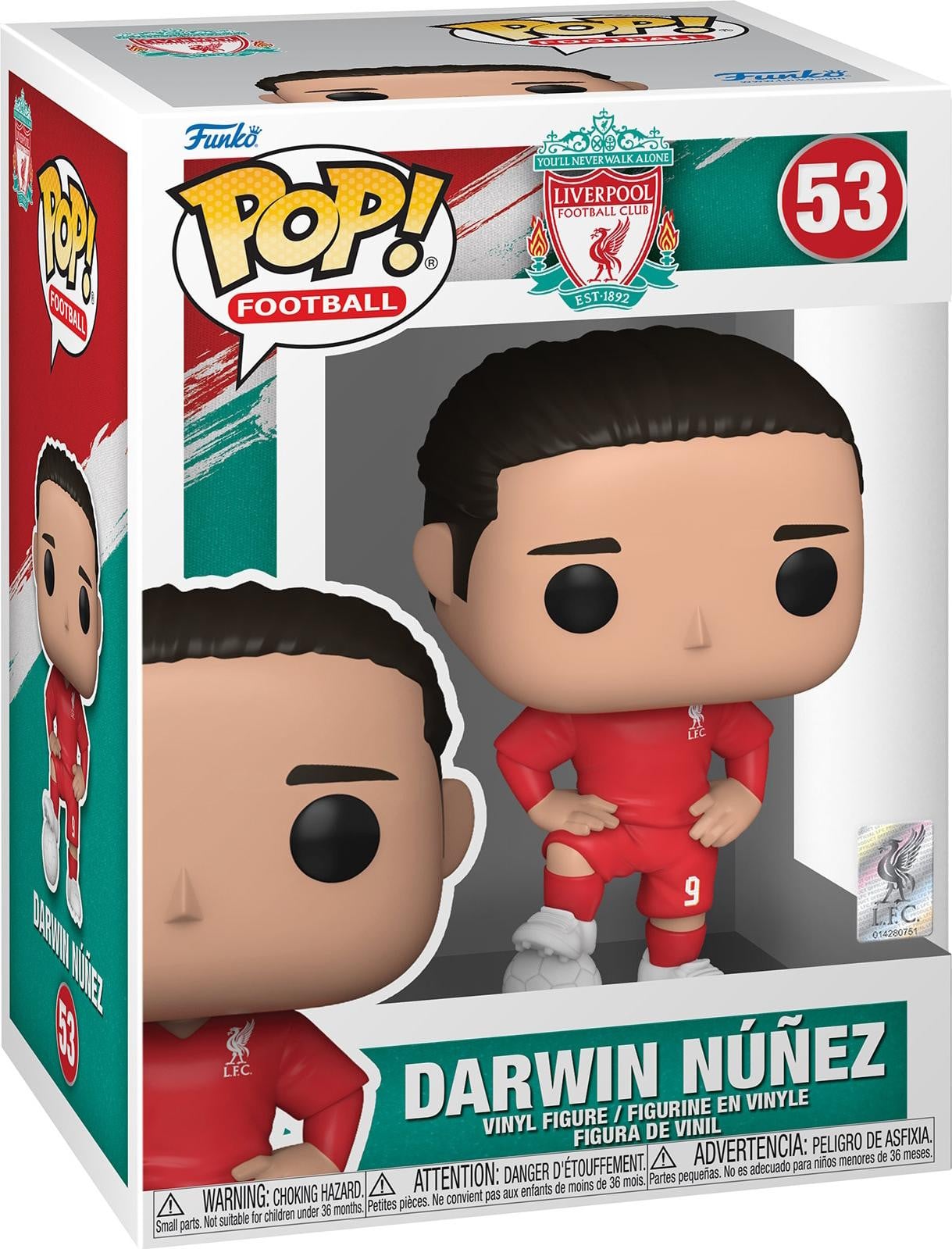 Funko Pop! LFC Liverpool Darwin Núñez 53
