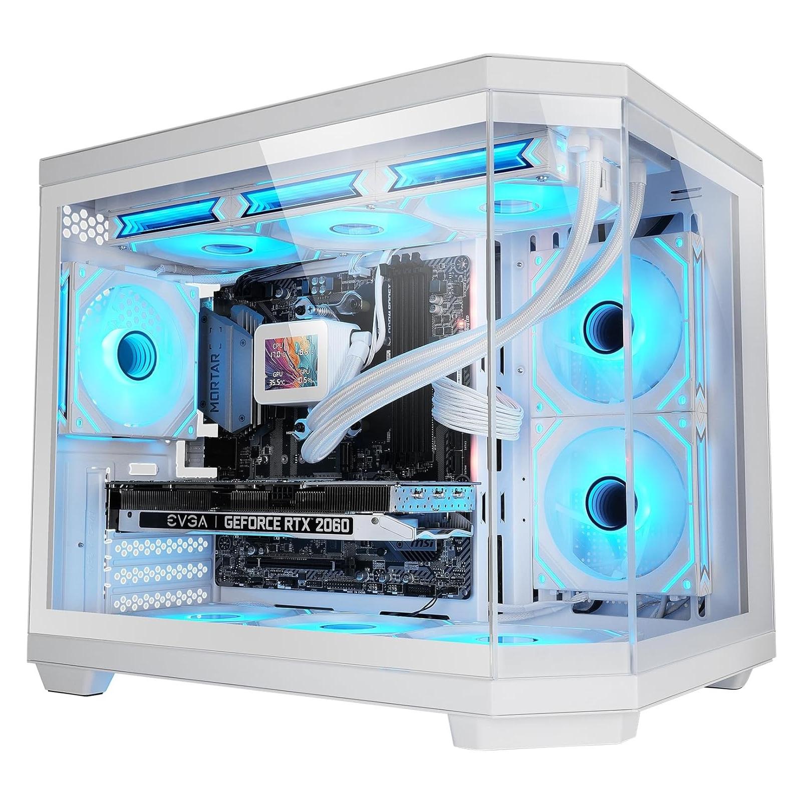 Mars Gaming Boitier Mini Tour Micro Atx Mc-3tcorem Avec Panneaux Vitrés (Blanc) (mATX, Mini-ITX) (MC3TCOREMW)