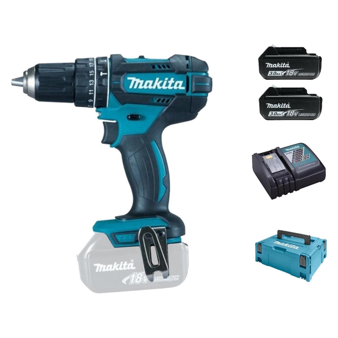 Makita DHP 482 RFWJ (Schlagbohrschrauber) (DHP482RFWJ)
