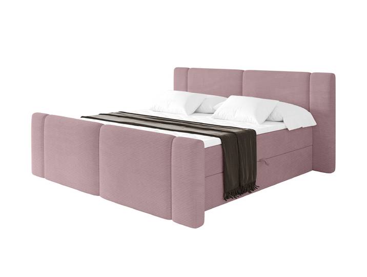 Boxbett EVON-Z 140x200 cm Rosa - Poso 145