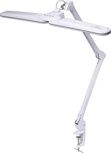 Renkforce RF-7165304 Klemmleuchte LED LED 18W Weiß-Grau