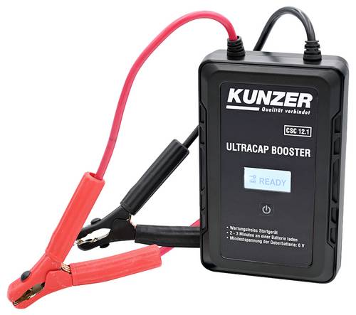 Kunzer Kfz-Ladegerät, Schnellstartsystem CSC 12.1 Starthilfestrom (12 V)=800A