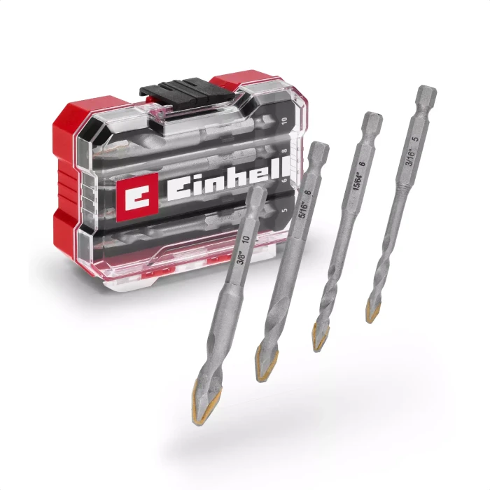 EINHELL XS-Case 4-tlg. Fliesenbohrer-Set, 49051404