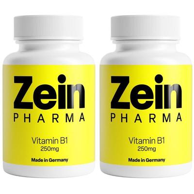 Vitamin B1 Thiamin 250 mg Kapseln ZeinPharma 2x 2x60 St