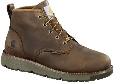 "Carhartt Millbrook WP 5"" Steel Toe Wedge Work Boot - Mens 13 Brown Boot Medium"