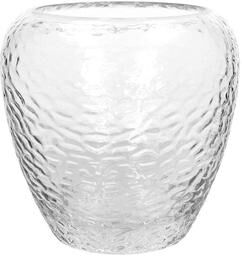BIDK Home "Prisma Vase Hurricane Clear Glass Dia 11"""
