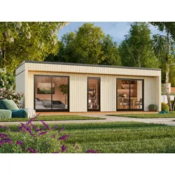 Palmako Gartenhaus Johanna 22,4 m2 - 160 mm naturbelassen