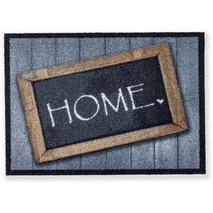 ASTRA Schmutzfangmatte Deco Brush Home Schild, 50 x 70cm, mit Motiv, bunt