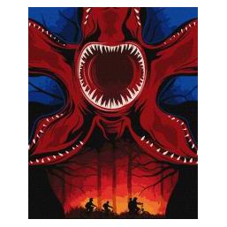 Ideyka Malen nach Zahlen - Monsterjagd 40x50 (70187696)