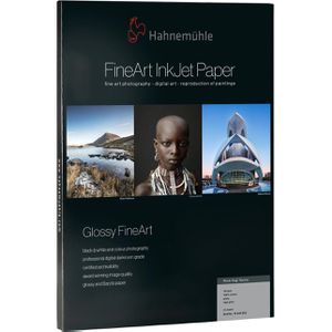 Hahnemühle Inkjet-Papier Photo Rag Baryta FineArt, A4, 315g/m², einseitig glänzend, 25 Blatt