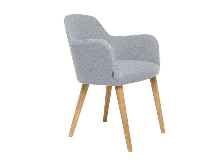 Jan Kurtz Sessel Flaminia, Gestell: Eiche massiv, geölt, Bezug: