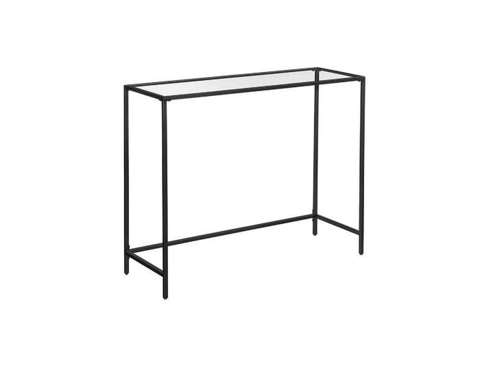 Hansiro Konsolentisch, Schwarz, Metall, 35x80x100 cm, Wohnzimmer, Wohnzimmertische, Konsolentische
