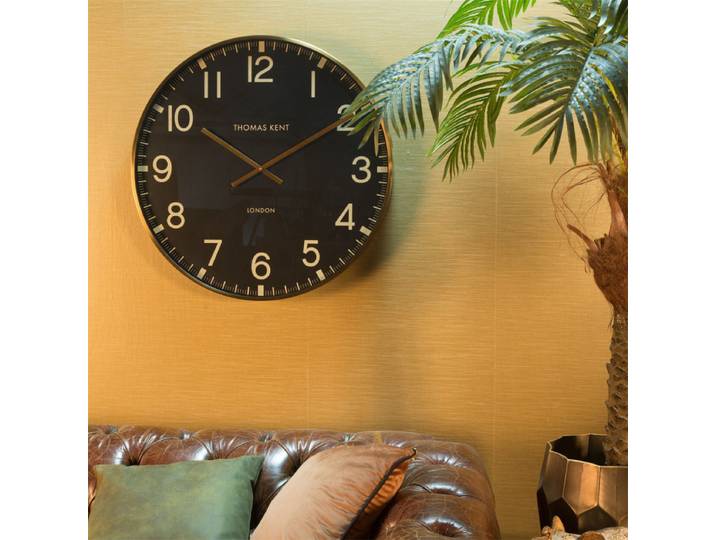 Klok Clocksmith zwart/goud XL - Thomas Kent - XL