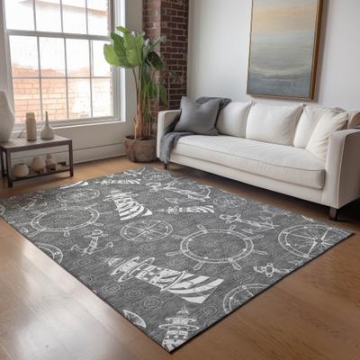 Addison Rugs Premium Washable Super Soft Coastal Lighthouse Mayfield Rug