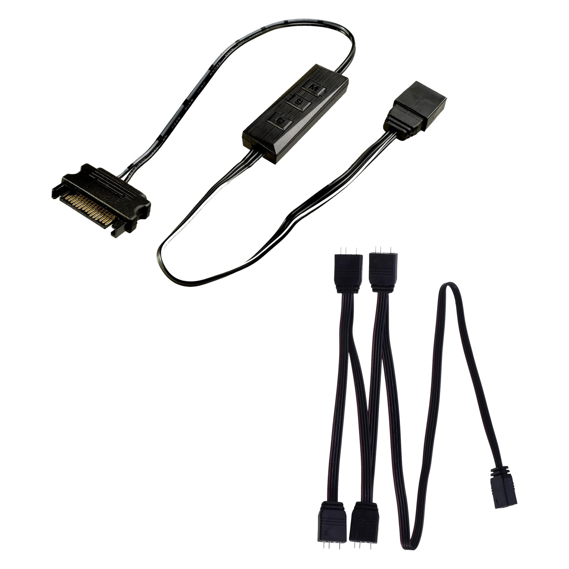 Xilence LQZ.ARGB Set Cable, Mini Cable ARGB Control für ARGB LED PC Komponenten (RGB) (XZ172)