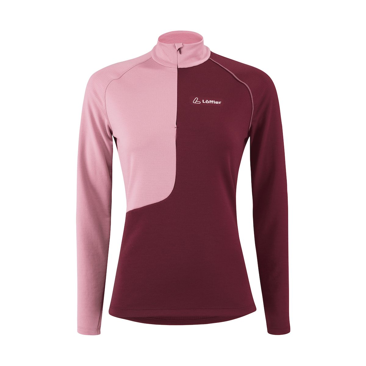 Löffler Women Midlayer Tech-merino aubergine (536) 40 30087-536-40