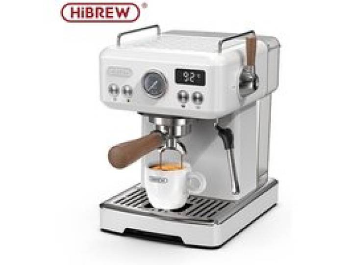HiBREW Machine à Café Expresso Semi-Automatique H10 Plus 20 Bars Température Réglable Fonction DIY Pour Cappuccino et Latte